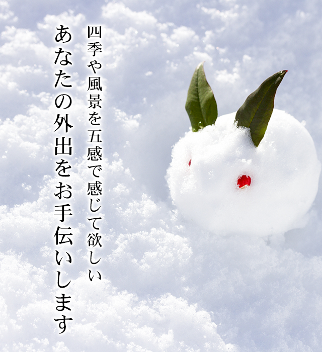 あなたの外出をお手伝いします